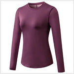 Quick Drying Breathable Long Sleeve Yoga Workout Gym T-shirt for women - EX-STOCK Canada