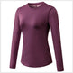 Quick Drying Breathable Long Sleeve Yoga Workout Gym T-shirt for women - EX-STOCK Canada