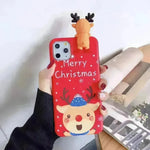 Merry Snowflakes Santa Deer Christmas-themed phone case - EX-STOCK CANADA