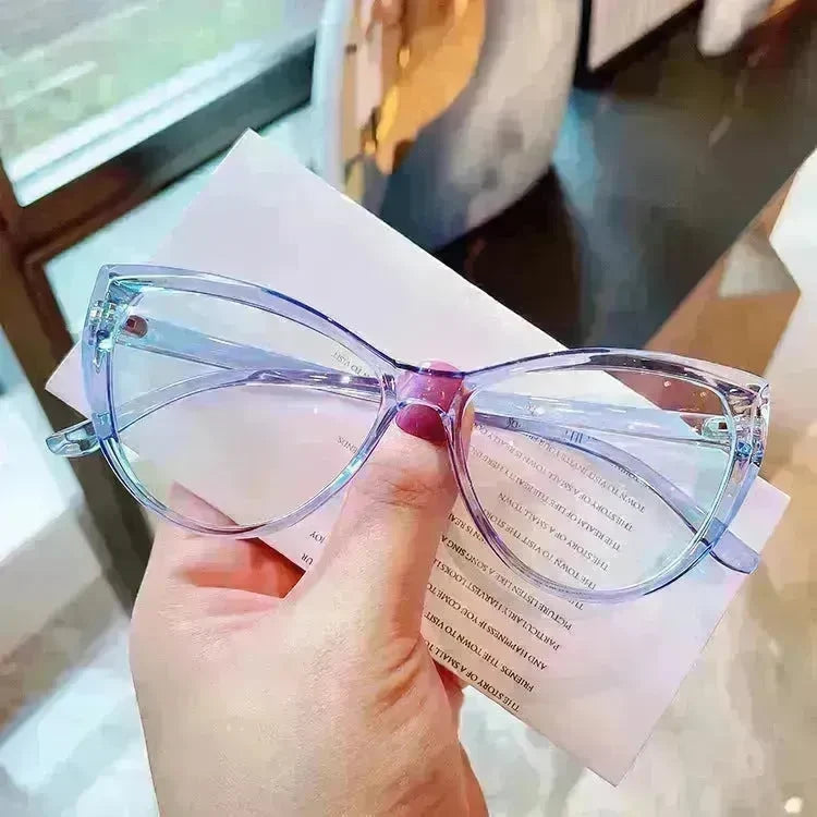 Retro Cat Eye Anti-blue Light Glasses Frame For Women - EX-STOCK CANADA