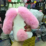 Cute Creative Rabbit Plush warm phone case women - EX-STOCK CANADA