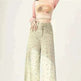 Mint Mambo Green Floral Baggy Jeans Pant For Women - EX-STOCK CANADA