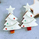 Sweet Christmas Tree Earrings With Rhinestones New Fashion Christmas Acrylic Earrings Women's Jewelry - EX-STOCK CANADA