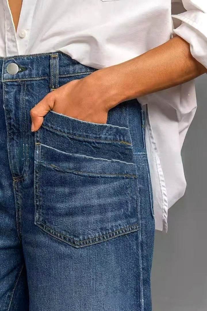 Stretch Wide-leg Pants Women's Loose Pants EX-STOCK Canada 