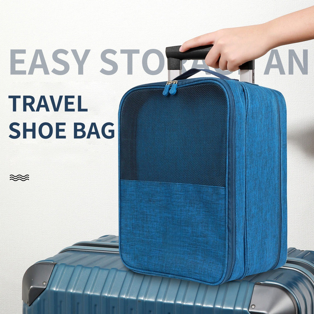 Travel Shoe Storage Bag – Multi-Layer Organizer for Shoes, Clothes & Accessories