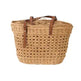 Large Capacity Fashion Urban Simple White Khaki Straw Braided shopper Beach Bag - EX-STOCK CANADA