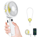 Handheld Desktop Halter Six-gear Can Be Used As Power Bank Digital Display Fan - EX-STOCK Canada