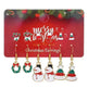 Christmas Stud Combination Suit Snowflake Elk Earrings - EX-STOCK CANADA