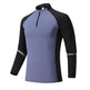 Mock Neck Half Zip Workout top for Men Long Sleeve exercise top - EX-STOCK Canada