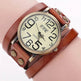 First Layer Cowhide Retro Watch Retro Three-circle Watch Men's And Women's Casual Watch - EX-STOCK Canada