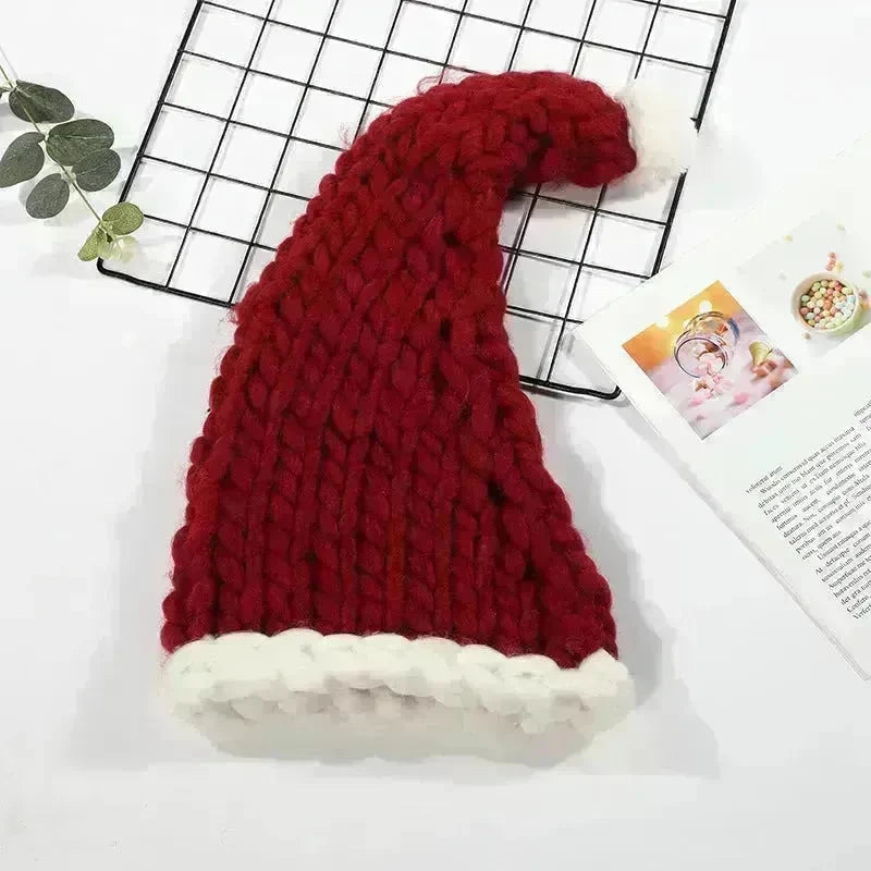 Christmas Plush Hat With Pompom Cute Winter Hat For Women Men Child - EX-STOCK CANADA