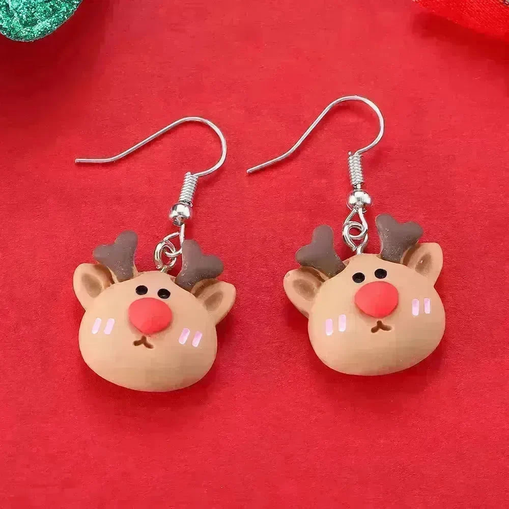 Creative Cartoon Christmas Earrings Fashion - EX-STOCK CANADA