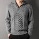 Men's Winter Fashion Half Zip Slim fit Knitted Woolen Pullover Sweater - EX-STOCK Canada