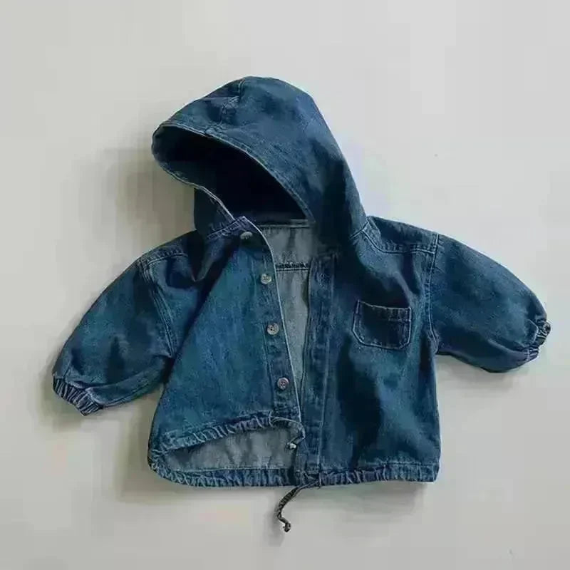 Hooded Denim Corduroy Casual Jacket - EX-STOCK CANADA