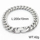 Cuban Link Chain Trimming Chain Jewelry Buckle Titanium Steel Bracelet - EX-STOCK Canada