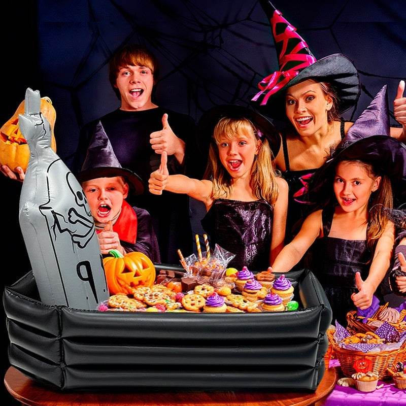 Halloween Inflatable Skull Tombstone Ice Bar - EX-STOCK Canada