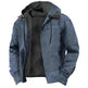 Multi-Color Digital Printing Hooded Sweater Brown Lining Cotton-padded Jacket - EX-STOCK CANADA