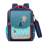 One Piece Dropshipping Primary School Student Schoolbag Boys And Girls Burden Reduction Spine Protection EX-STOCK