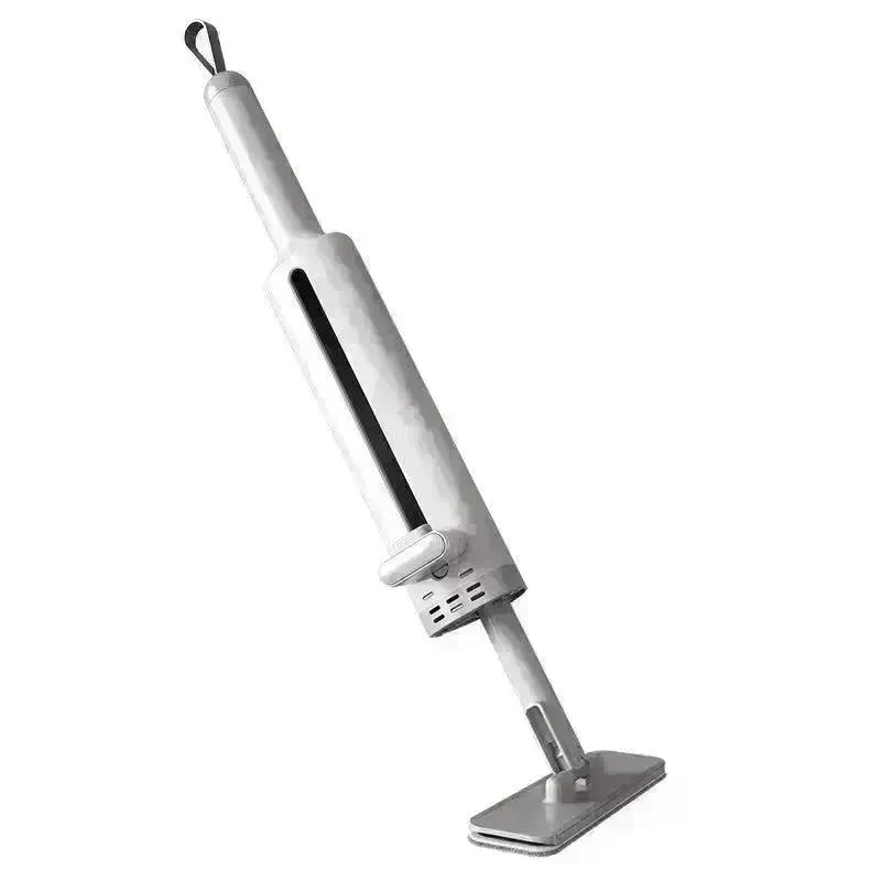 Rotatable Self-Squeeze Mini Mop With Crevice Brush Hand Wash-Free Flat Squeeze Mop With 2 Reusable Microfiber Pads, Microfiber Mop For Wet Dry Use Self Wringing Flat Mop For Floor Cleaning - EX-STOCK CANADA