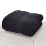 Pure Cotton Bath Towels – Multi-Colour Set | 70×140cm black 