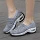 Mesh Sports Shoes Breathable Slip On Air Cushion Sneakers Casual Thick Bottom Heightened Shoes for Women - EX-STOCK Canada