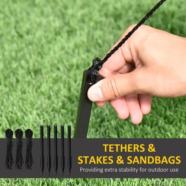 7ft Inflatable Halloween Decoration Pumpkin Reaper, Blow-Up Outdoor LED Yard Display With Lights For Garden, Party, Holiday EX-STOCK Canada 