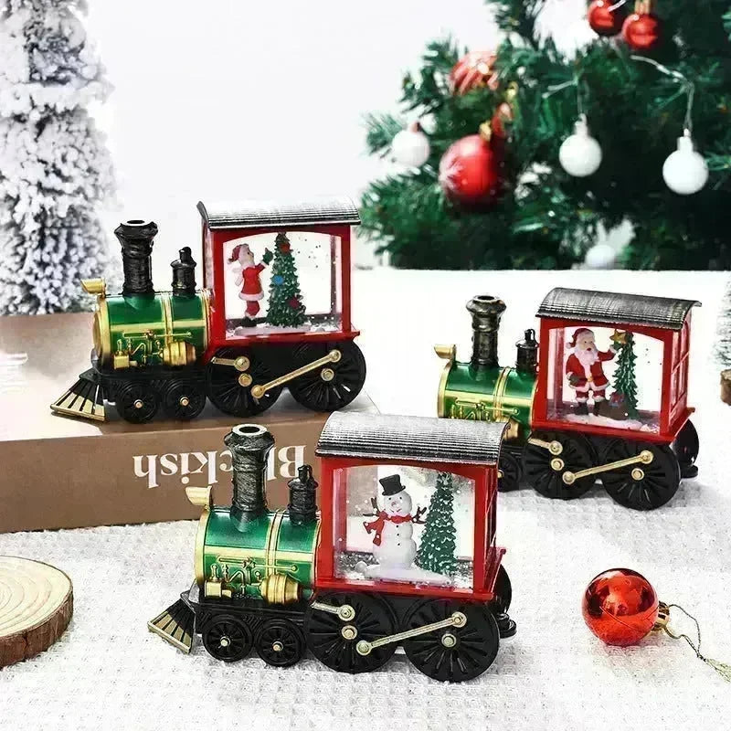 Christmas Gift Train Decoration Small Night Lamp - EX-STOCK CANADA