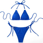 Sexy Bikini Set Summer Side Tie Thong Bandage Style Swimsuit Womens Clothing - EX-STOCK CANADA