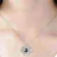 Hot Valentine's Day Gifts Metal Rose Jewelry Gift Box Necklace For Wedding Girlfriend Necklace Gifts - EX-STOCK CANADA