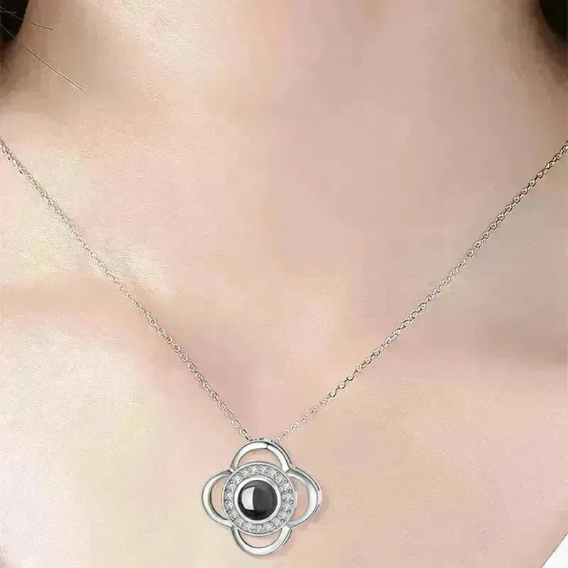 Hot Valentine's Day Gifts Metal Rose Jewelry Gift Box Necklace For Wedding Girlfriend Necklace Gifts - EX-STOCK CANADA