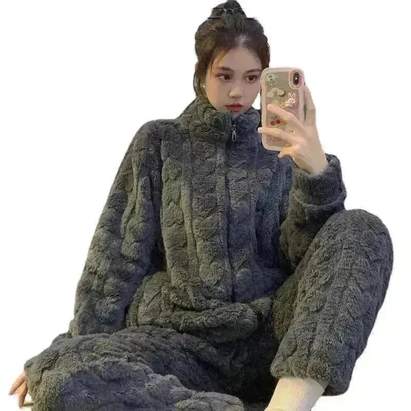 Women's Winter Woolen Love Pajamas - EX-STOCK CANADA