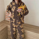 Polar Bear Fleece Winter Home Lounge wear Pajamas Set Women - EX-STOCK Canada
