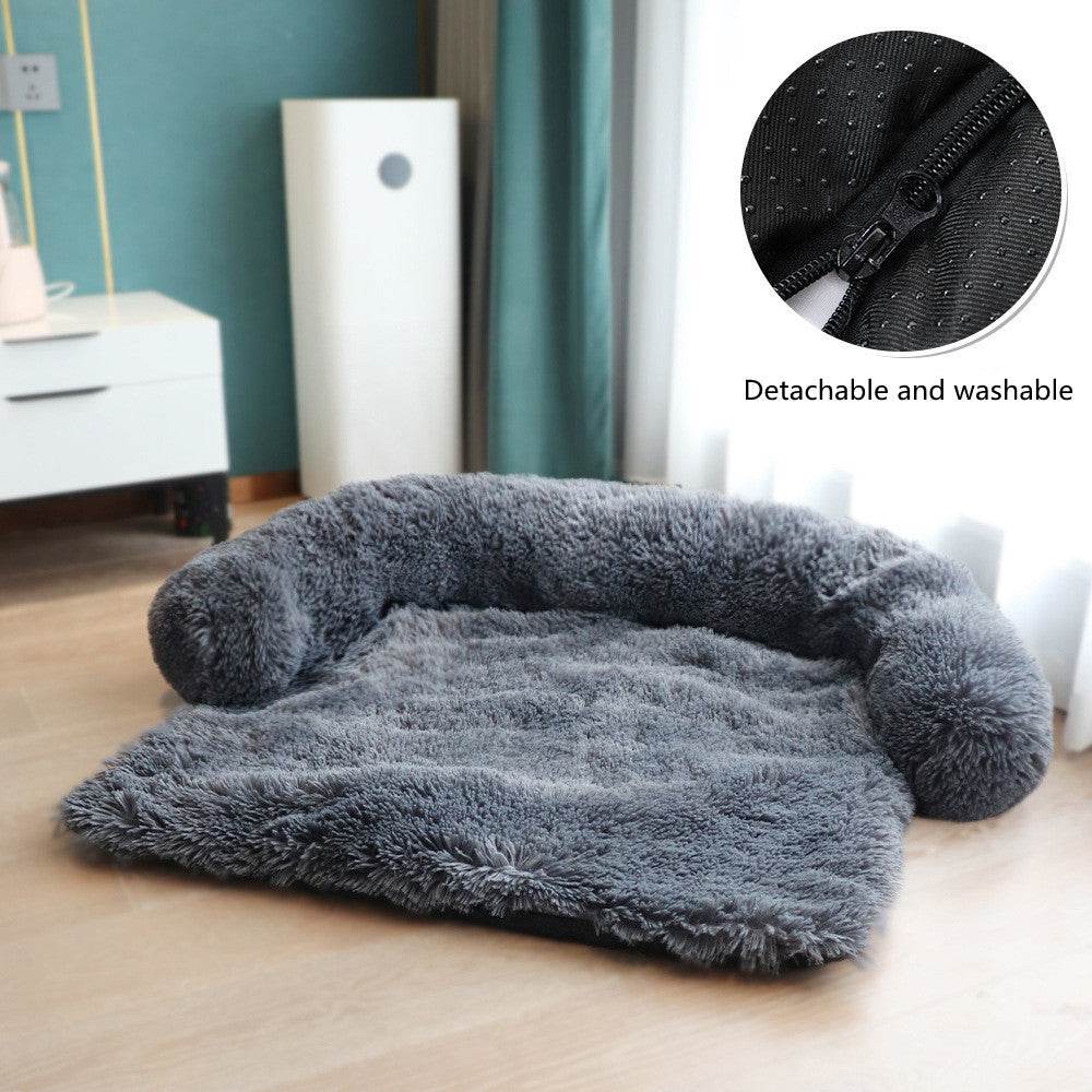Removable Pet bed Mat Sofa Dog Bed Plush Pet Bed - EX-STOCK Canada