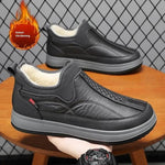 Winter Warm Fleece Snow Boots Round-toed Platform Ankle Boot Fashion Simple Non-slip Flat Cotton Shoes Men - EX-STOCK Canada