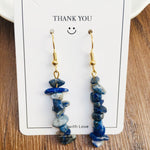 Handmade DIY Natural Crystal Stone Beaded Earrings - EX-STOCK Canada