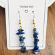 Handmade DIY Natural Crystal Stone Beaded Earrings - EX-STOCK Canada