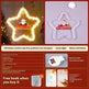 Christmas Pendant Decoration Christmas Atmosphere Led Lights Led Christmas Star Light Decoration For Window Door For Holiday - EX-STOCK CANADA
