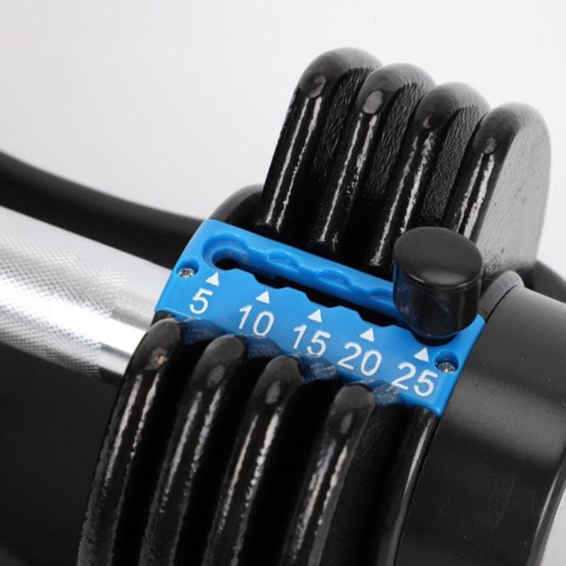 Barre de musculation réglable à domicile à ajustement automatique 