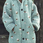 Sweater Autumn And Winter Loose Twist Cardigan | EX-STOCK product gallery photo 12