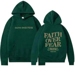 New Hoodie Faith Fear Men's And Women's Printed Sweatshirt - EX-STOCK CANADA