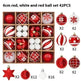 Christmas Decoration 6cm Electroplating Plastic Ball - EX-STOCK CANADA