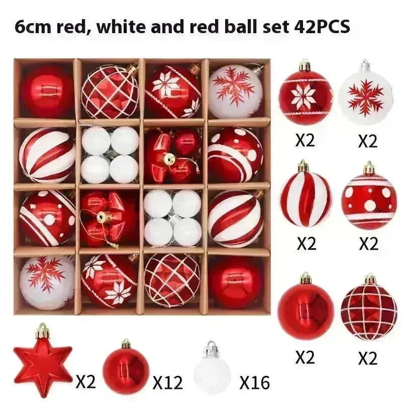 Christmas Decoration 6cm Electroplating Plastic Ball - EX-STOCK CANADA