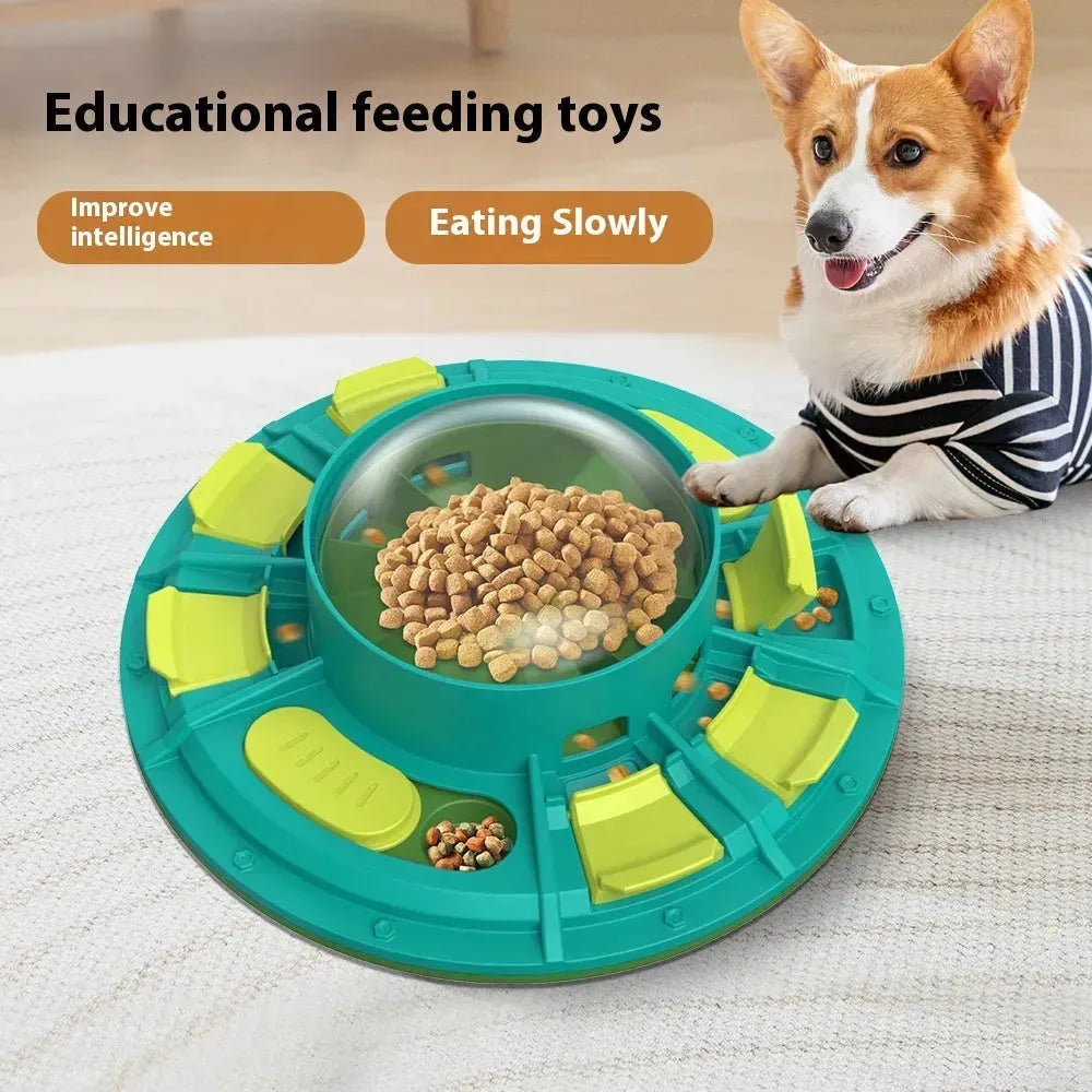 Interactive Dog Puzzle Toy For IQ Improvement And Slow Feeding Suitable For All Sizes Pets Nutritious Diet-Friendly Non-Electric Plastic Pets Game Pet Products - EX-STOCK CANADA