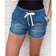 Denim Short Mid Waist Loose Jeans Wash - EX-STOCK Canada