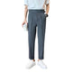 Work Office Business Formal Men's Trouser Draping Cropped Small Suit Pants Men - EX-STOCK Canada