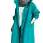 Women Casual Style Hoodie Windbreaker Mid-Length Long-Sleeved waist Jacket - EX-STOCK CANADA