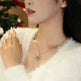 Snowflakes Christmas Necklace gift for women - EX-STOCK CANADA