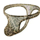 Men's Underwear Leopard Mesh T-back Low Waist thong Briefs - EX-STOCK CANADA