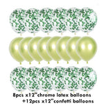 Sequined Latex Balloons for Birthday & Wedding Decorations – 12 Inch Colorful Party Balloons