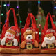 Christmas Candy Gift Tote Bag For Kids Funny Creative Santa Claus Elk Snowman Bear Handbag Small Christmas Tree Decoration Bags - EX-STOCK CANADA